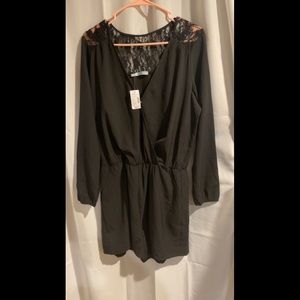 NWT black romper